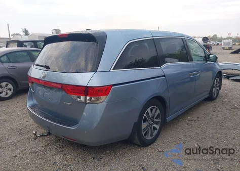 2014 Honda Odyssey Touring/Touring Elite z USA, uszkodzony, nr VIN 5FNRL5H95EB070892